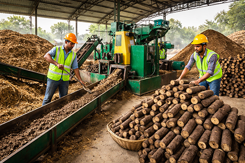 biomass briequttee machines