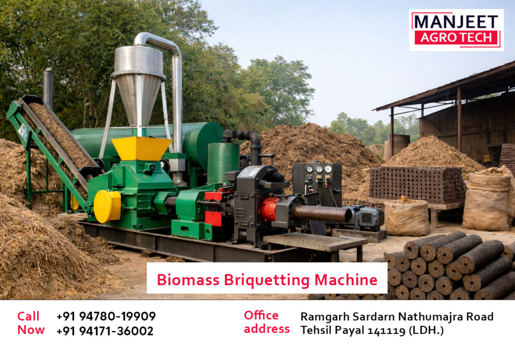 biomass briquetting machine