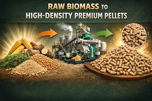 VERTICAL RING DIE PELLET MACHINE manufacturer