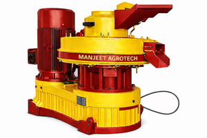 vertical ring die pellet machine