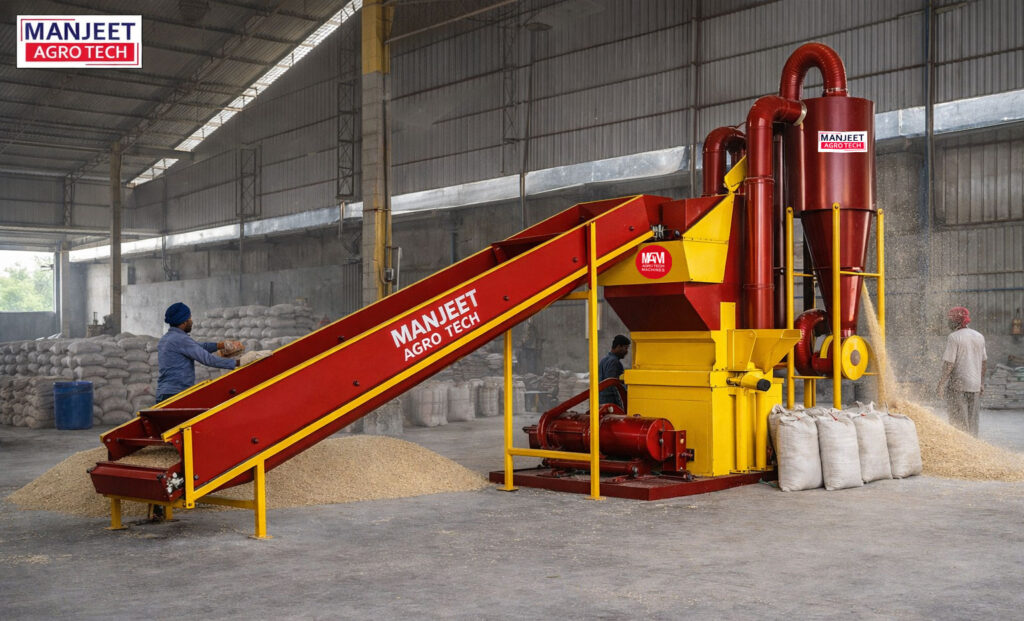 Hammer mill machine feature for biomass grinding industry