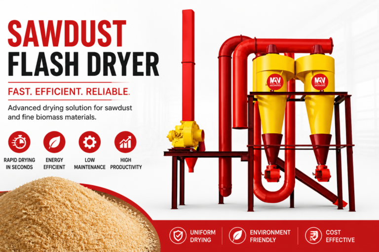 sawdust flash dryer