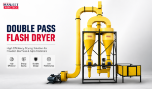 Double Pass Flash Dryer Machine for Biomass & Powder Drying